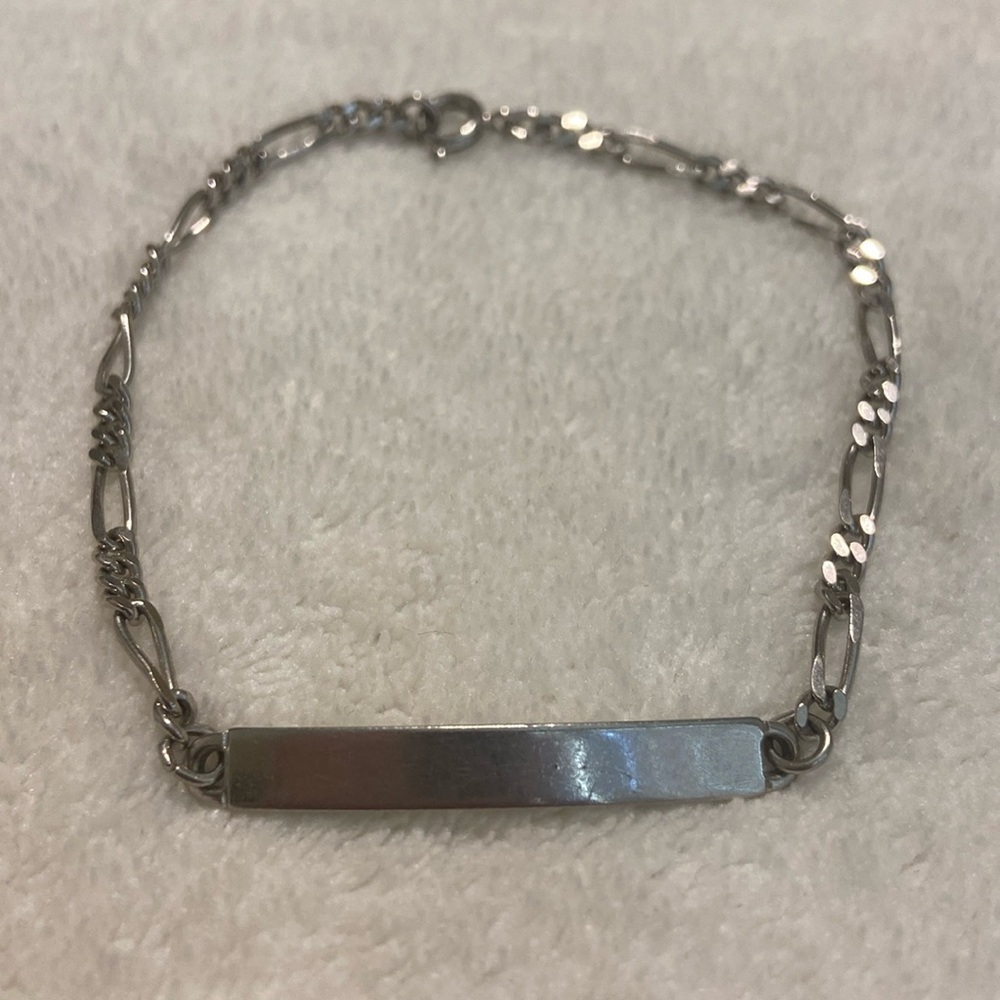 Vintage Speidel USA name tag ID bracelet